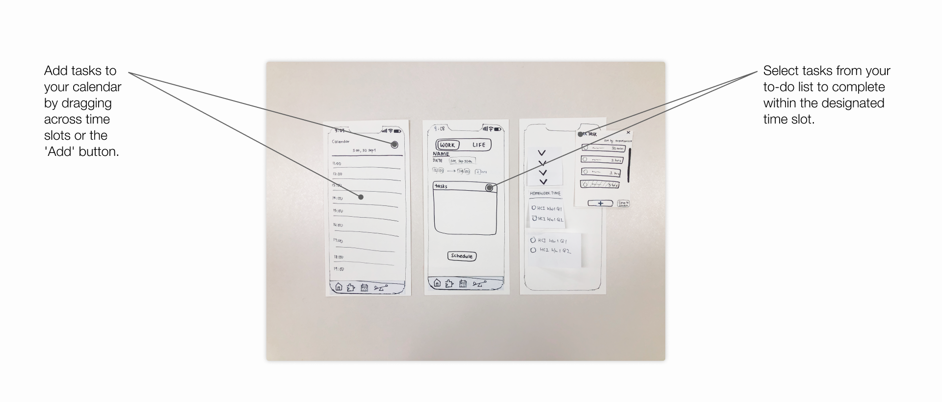 Paper Prototype Screen 4